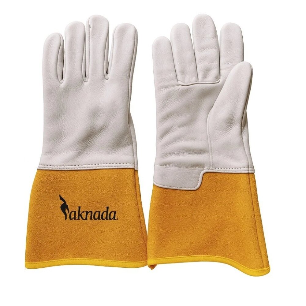 PAKNADA Goat Leather TIG Welding Gloves Heat Resistant Flexible, Kevlar Stitched